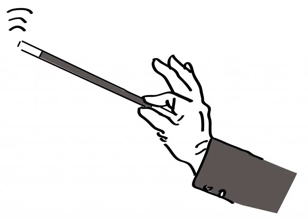 Image illustrating the concept of a magic wand.