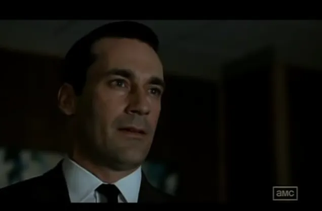 John Hamm as Don Draper in Mad Men, presenting Kodak Carousel