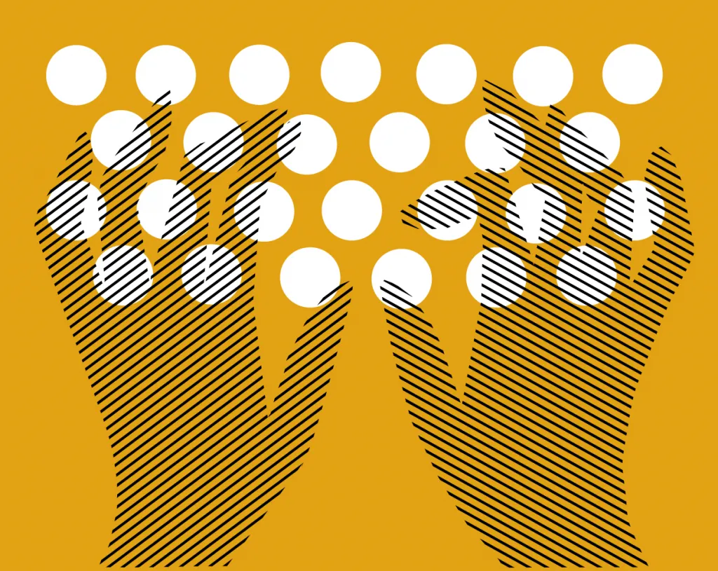 Abstract graphic representing writing skills, strategy, and creative techniques