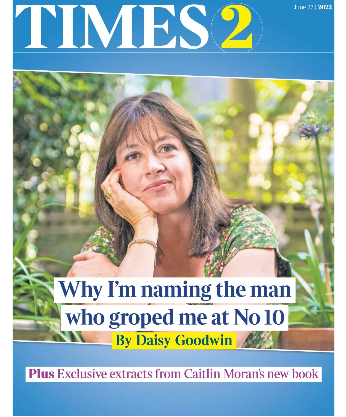 Daisy Goodwin, writer and TV producer.